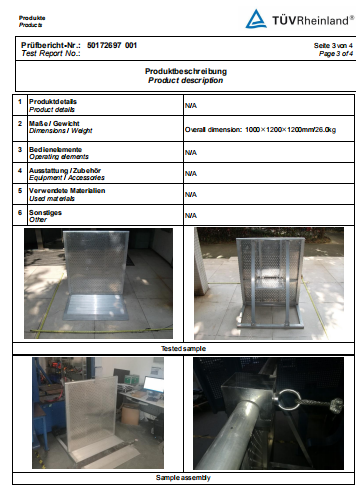 Movable Transparent Noise Stage Security Barrier