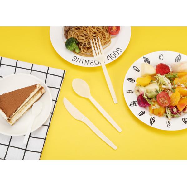 Heat Resistant Disposable 7 Inch Ivory PSM Cutlery
