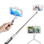 Wireless Bluetooth Monopod Selfie Stick Self Portrait Video Built-in Remote