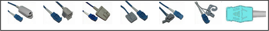 Datex Ohmeda Reusable Reusable Spo2 Sensors With 7Pin or 8J Connector