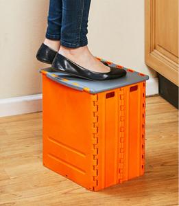 China Plastic Step Folding Table And Stools Non Slip Storage Box Portable wholesale