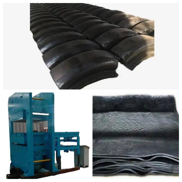 800 Ton Pressure Rubber Vulcanizing Machine And Hot Press Molding Machine For Rubber Fender Manufacturing