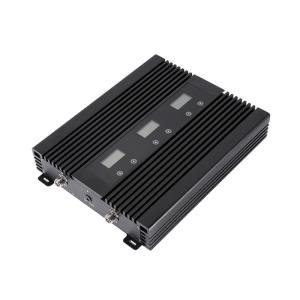 China 80dB Gain 4G Signal Repeater Cellular Tri Band Booster With LCD on sale