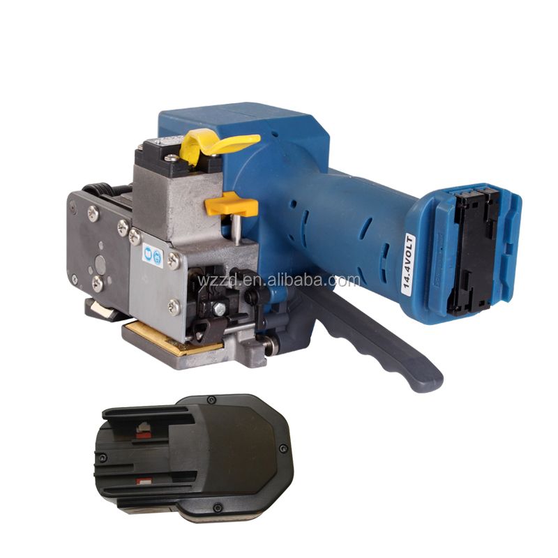 Portable Battery Powered Plastic Strapping Tool For Paper Wood Stone And Carton Packing