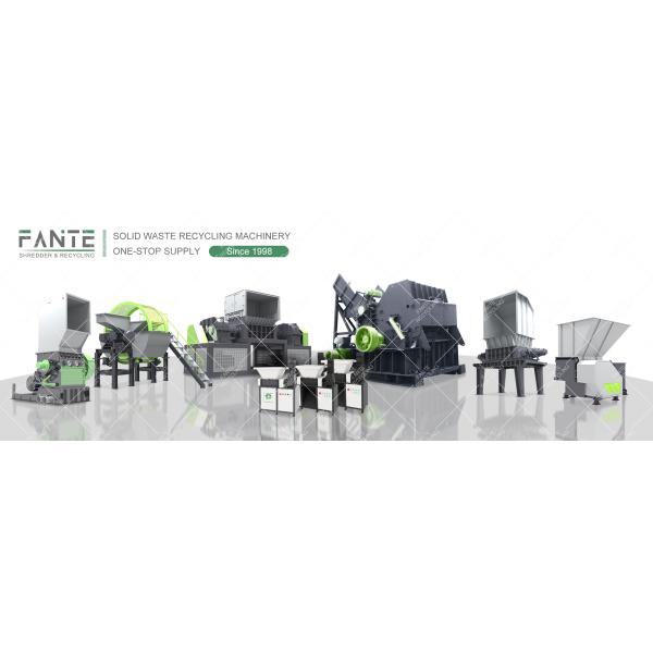 Strong Single Rotor Shredder for Challenging Materials Like Nets Plastics and Logs