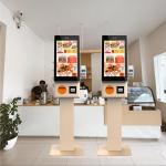 Self Ordering Kiosk With POS Terminal For Restaurant And Store, Fast Food Order