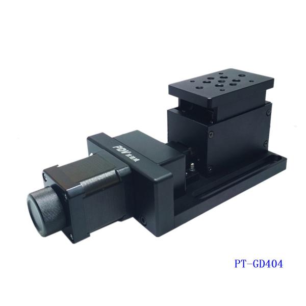 Quality 10mm Travel Linear Slide Axis Motorized Lab Jack With Grinding Screw for sale