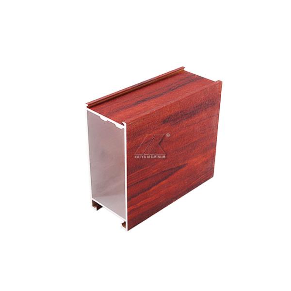 Wood Grain Aluminium Profile To Make Door and Window - Buy Window And Door Profile
