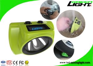 Oled Screen Led Headlamp Mining Hard Hat Lights Lithium Battery 6.8Ah 18000lux