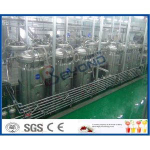 China Tubular UHT Sterilizing Mango Processing Line With Aseptic Filling Machine wholesale