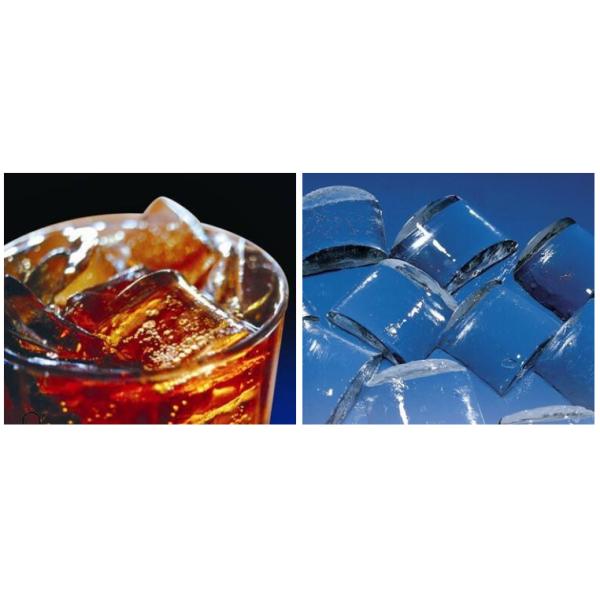 1000W Crescent Ice Machine Water Cooling Mode For Starred Restaurant