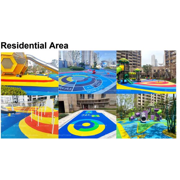 IAAF Approved Shock-Absorbent EPDM Rubber Flooring for Running Track for running Professional and Recreational Use