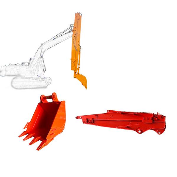 Hydraulic Telescoping Excavator With Standard Bucket For Digging House