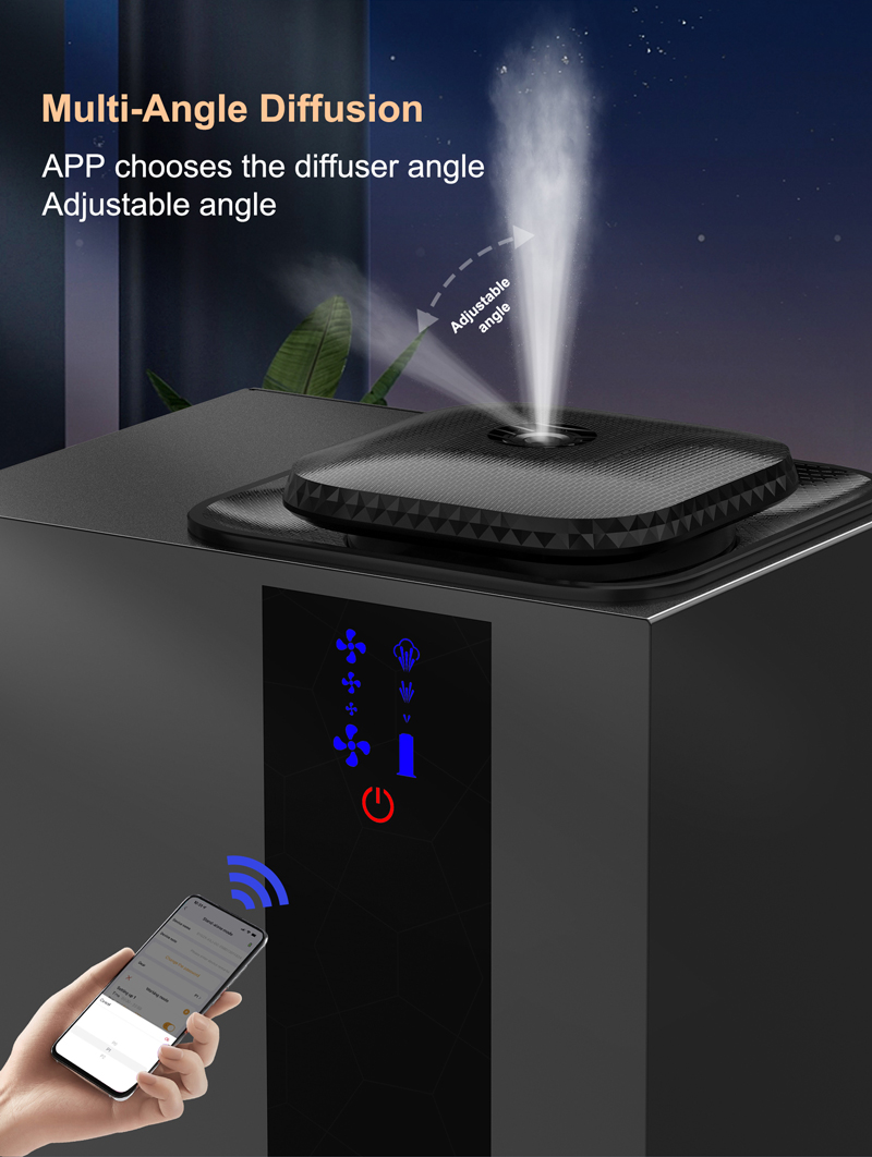 Bluetooth Luxury Scent Diffuser Humification Scent Sensor Aroma Diffuser