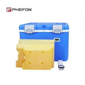 China PHEFON Insulated Medical Cooler Box For Vaccines And Medications Model 10L on sale