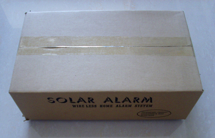 Solar-powered Wireless outdoor solar alarm siren with strobe Light and 110db