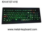 USB PS2 Ruggedized Backlight Keyboard Full Keys With Mechanical Switch