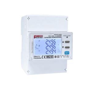 China MID Approved EM4371 3*1.5 6 A Solar Bi-Directional Energy Meter with LCD Display wholesale
