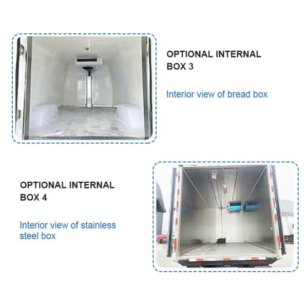 Changan 3ton Small Refrigerated Truck for Transporting Refrigerated Fresh Vegetables and Fruits Temperature Range -18