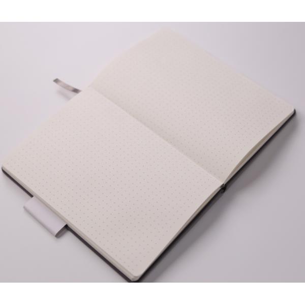 160 Pages Bullet Journal Notebook / Dotted Page Journal PU Leather Cover Material