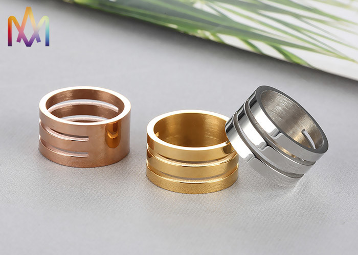 1mm Thickness Mens Stainless Steel Wedding Rings
