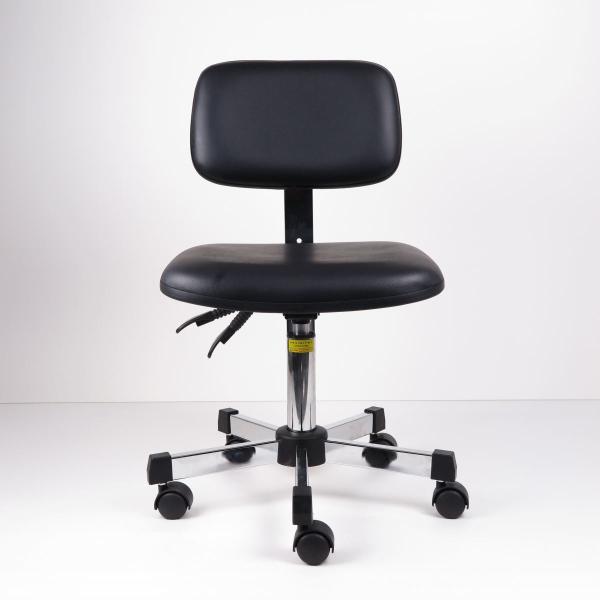 Quality Black Color Ergonomic Lab Chairs Height Adjustable Backrest With Lumbar Support for sale