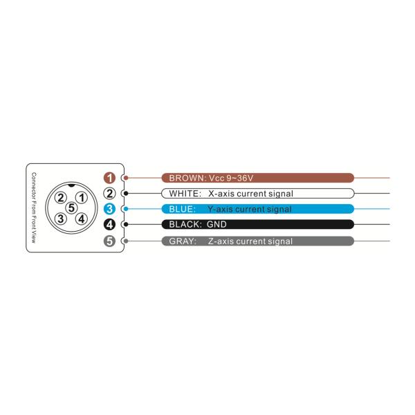 73.5g High Sensitivity Capacitive Mems Accelerometer 4mA To 20mA