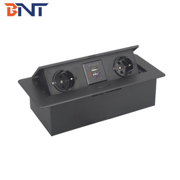 with EU standard power interface for office table desk pop up power socket