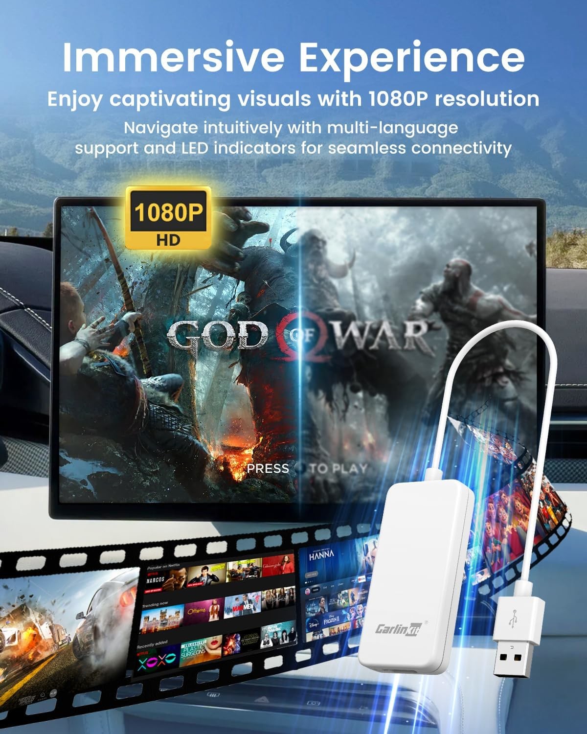 Carplay To HDMI Hd2Cp Multimedia Box High Definition Interface Cars TV Mate Universal Carplay Adapter