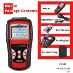Multi Languages Car Engine Tester Kw830 Konnwei Scan Tool Menu Lifetime