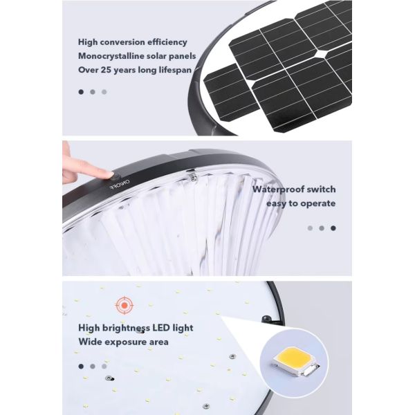 solar garden light details