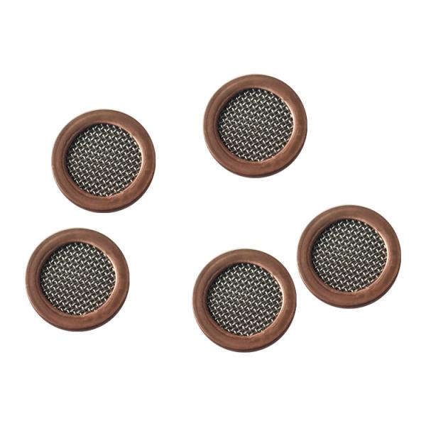High Temperature Sintered Wire Mesh , Metal Mesh Filter Diamond Hole