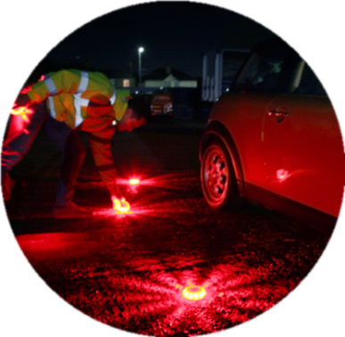 Flare Traffic Signal LED Warning Light Waterproof IP68 Emergency Beacon Durable