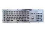 107 Keys USB Metal Computer Keyboard With Industrial Trackball / Numeric Keypad
