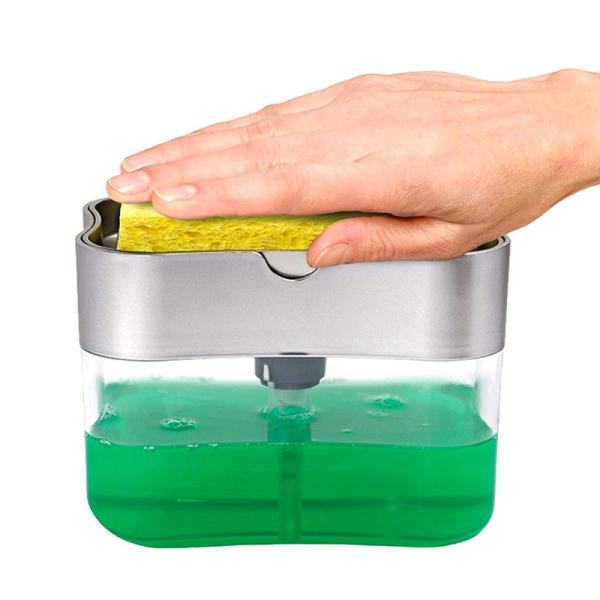 Quality Space Saving 385ml 2in1 Foaming Liquid Soap Dispenser for sale