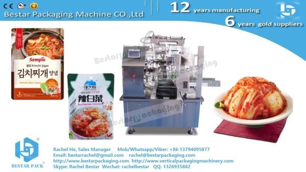 Quality Automatic doyapck machine for kimchi packing in plastic pouch for sale
