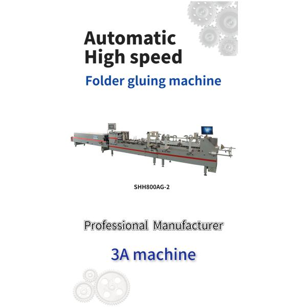SHH**800AG-2 Automatic Bottom Folding and Gluing Machine for Wood Packaging Material