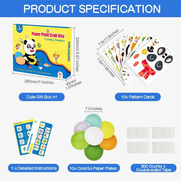 Quality Preschoolers 10 Sets Animal Pattern Cards For Creativity And Hands On Ability Training for sale