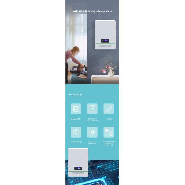 48V100Ah 200Ah Lithium Ion LiFePO4 Battery Pack 5KWh Powerwall For Home Solar Energy System