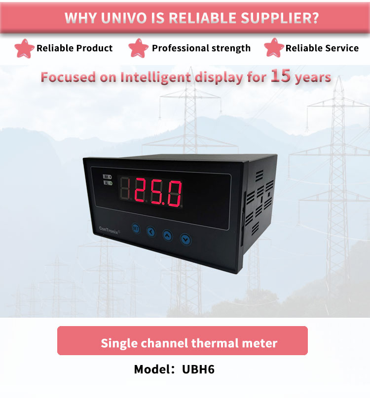 Black UNIVO UBH6Y High-Precision Universal Display with Flexible Input Signal Setting