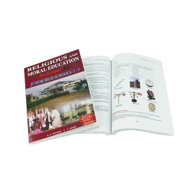 Quality Eco Friendly Perfect Binding Softcover Paperback Book Printing for sale