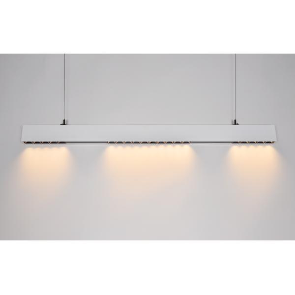 Energy Saving Led Linear Pendant Light White Black AC100 - 277V Cri80 Dimmable