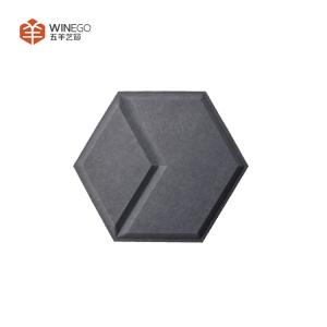 China Different Shapes to Choose 3D Polyester Acoustic Panels Lightweight For Home Wall wholesale