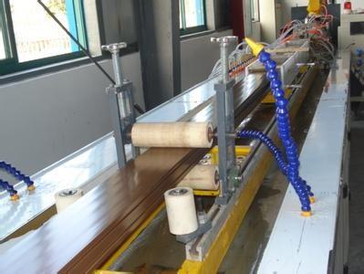 Quality WPC Guardrail Profile Extrusion Line , Chair Profile Extruder for sale