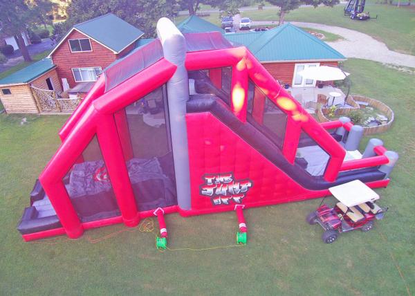 Quality Customized Size Inflatable Slide Park Wear Resistant For Amusement for sale