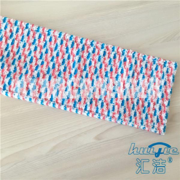 Quality Microfiber Wet Mop Pads jacquard square replacement wet mop pads with pocket for sale