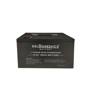 Deligreen BMS Built In RV Lifepo4 Battery Pack Deep Cycle Lithium Ion 12v 100ah