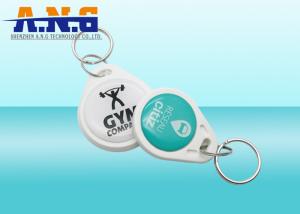 China Custom NFC RFID Key Fob 13.56mhz / Epoxy Smart Card For Access System wholesale