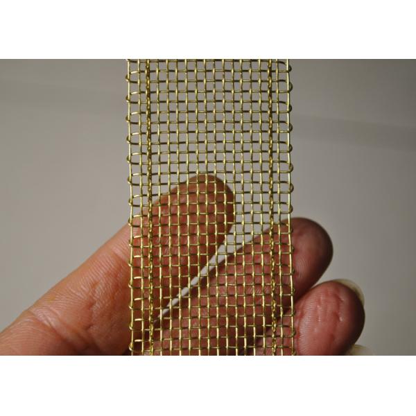 16 Mesh Copper Wrapped Edge Drug Stainless Steel Screen Wire Mesh 40mm Width