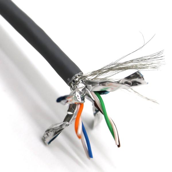 Quality SFTP Shielded Cat 7 Network Cable Twisted Pair Ethernet Cable PVC LSZH CE ROHS for sale